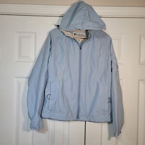 Columbia Womens Large Raincoat Sports Jacket Large Blue